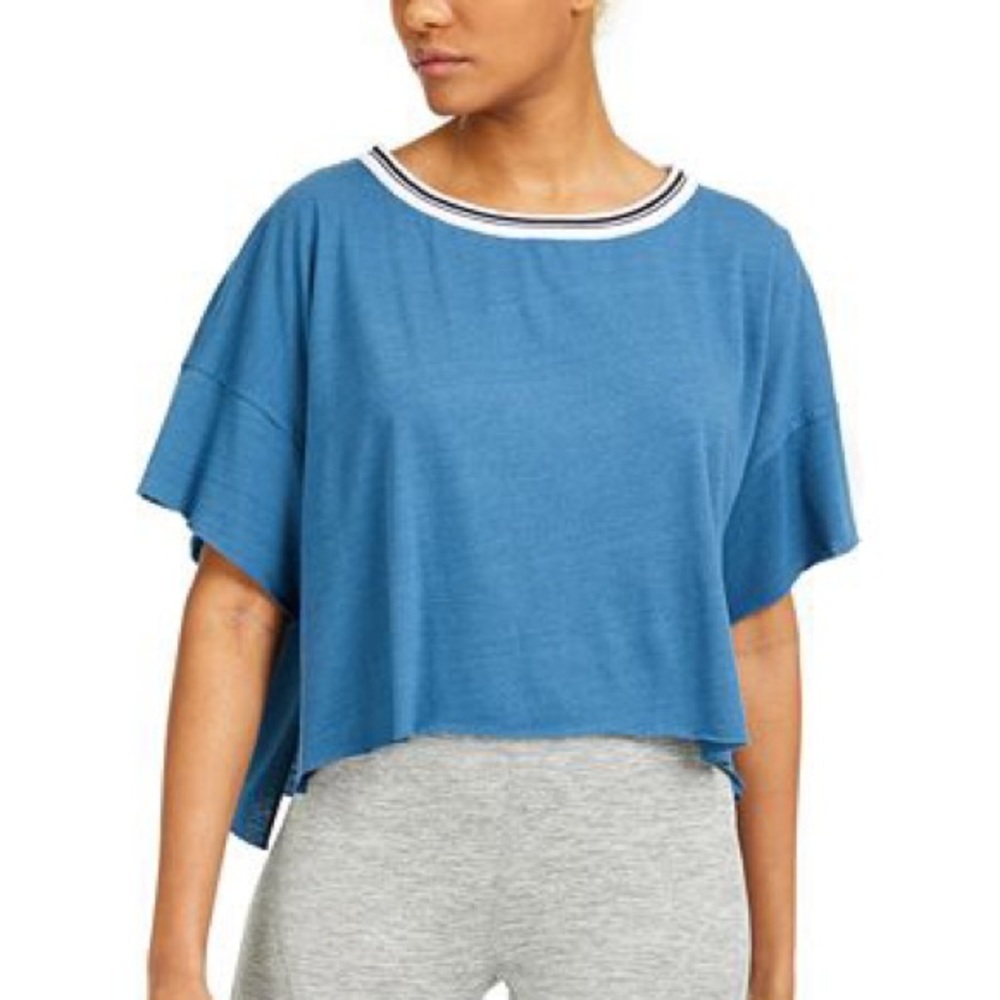 Free People blue Forever Yours Tee